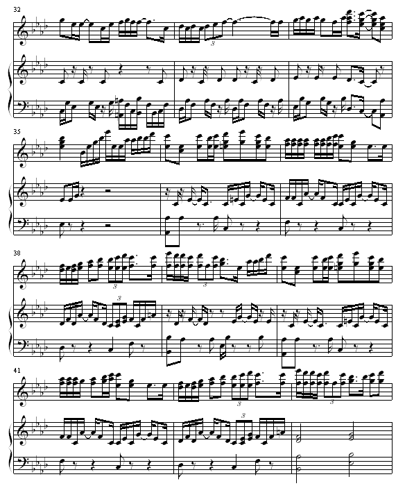 孤儿仔钢琴曲谱（图4）