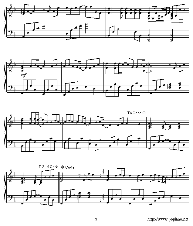 童话 -何山编配简易版钢琴曲谱（图2）