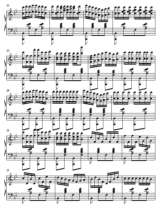 快乐进行曲钢琴曲谱（图2）