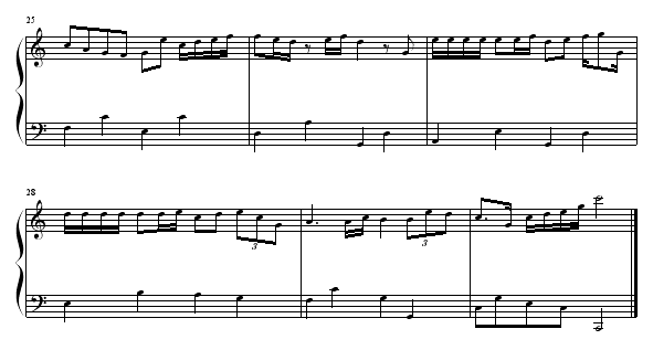 怯钢琴曲谱（图3）