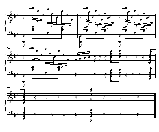 快乐进行曲钢琴曲谱（图4）