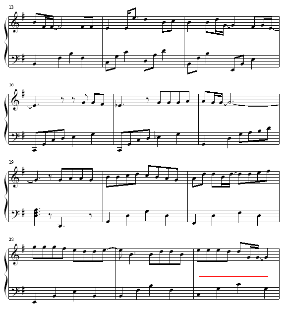 幸福的瞬间钢琴曲谱（图2）