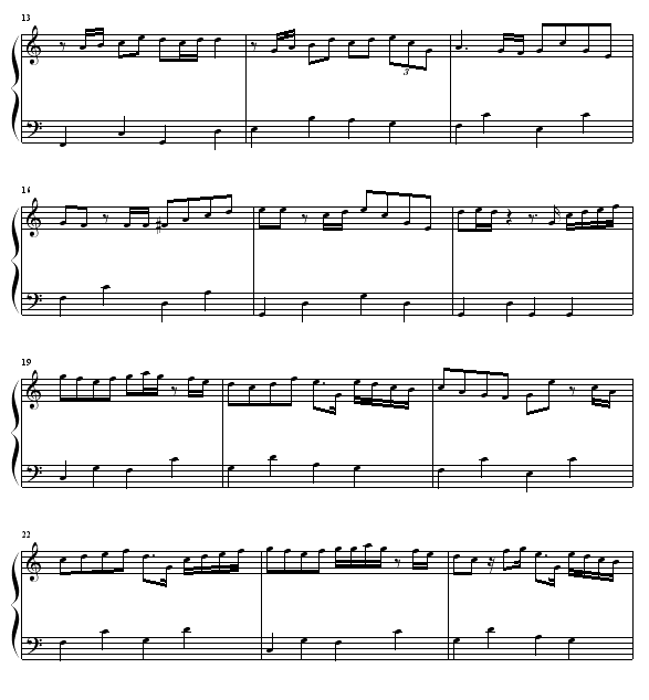 怯钢琴曲谱（图2）