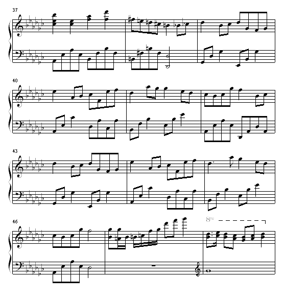 有隻雀仔钢琴曲谱（图4）