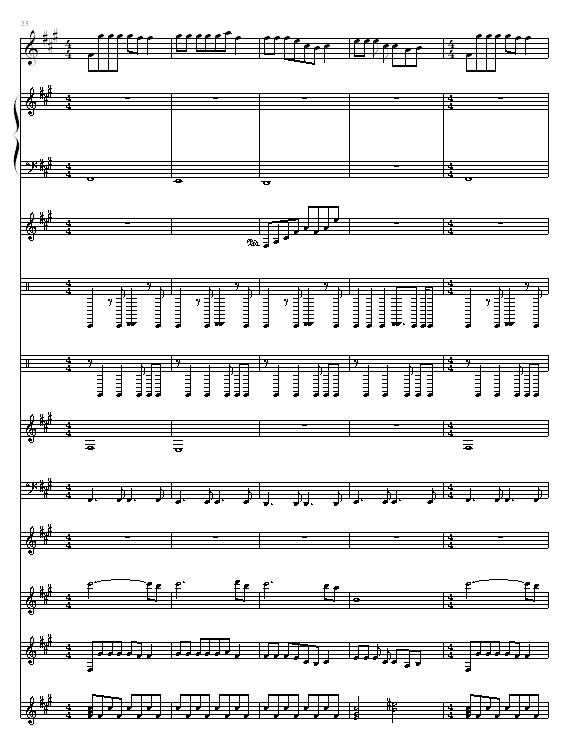 断了的弦-（总谱版）钢琴曲谱（图6）