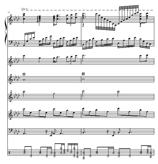 消逝的和弦（全谱）钢琴曲谱（图28）