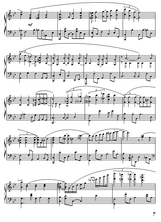 芒椰奶西钢琴曲谱（图7）