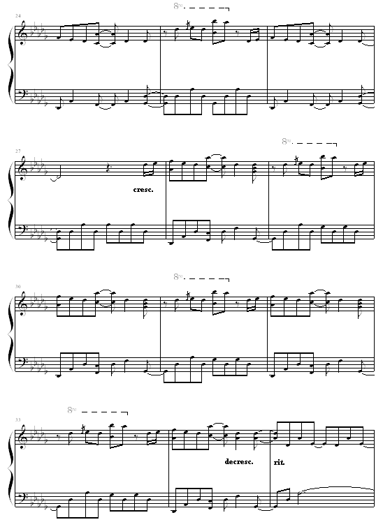 Maybe钢琴曲谱（图3）