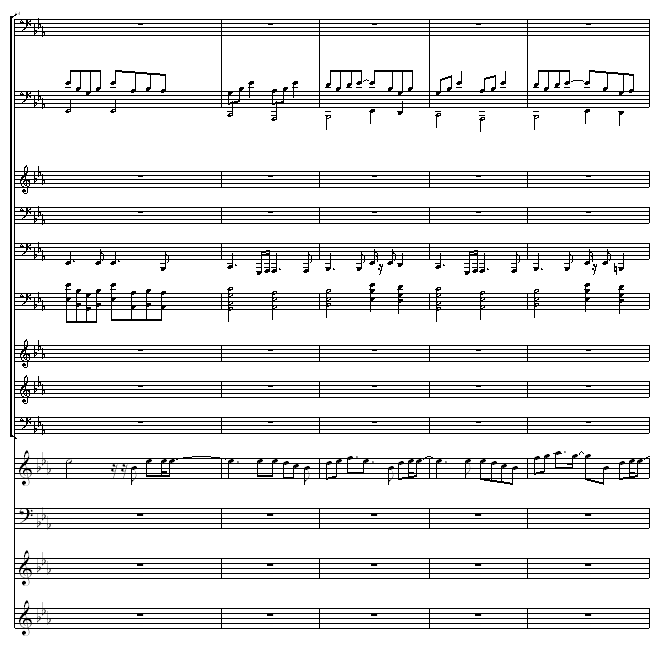 七里香 - 超级总谱钢琴曲谱（图15）