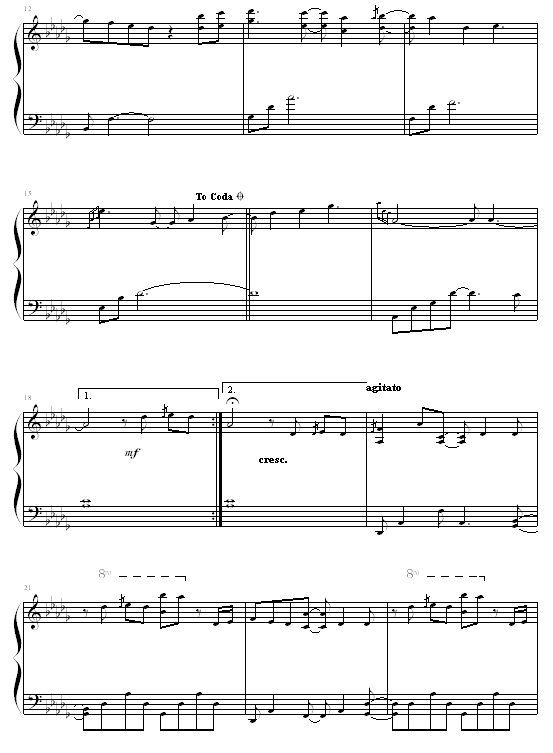Maybe钢琴曲谱（图2）