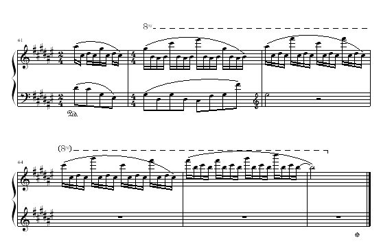 曙光海岸钢琴曲谱（图6）