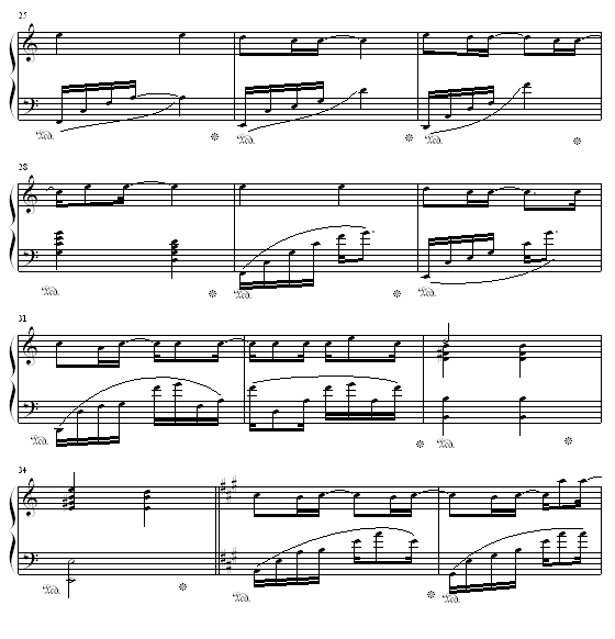 自我催眠钢琴曲谱（图3）