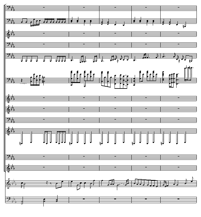 七里香 - 超级总谱钢琴曲谱（图4）