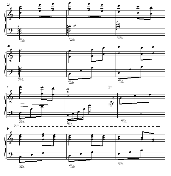 迷惘钢琴曲谱（图3）