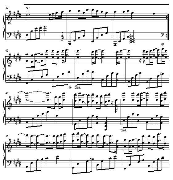 Life is...钢琴曲谱（图4）