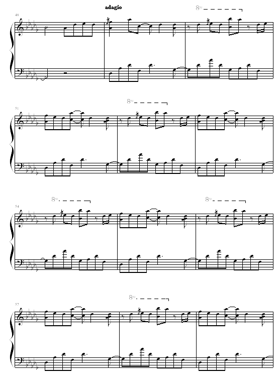 Maybe钢琴曲谱（图5）