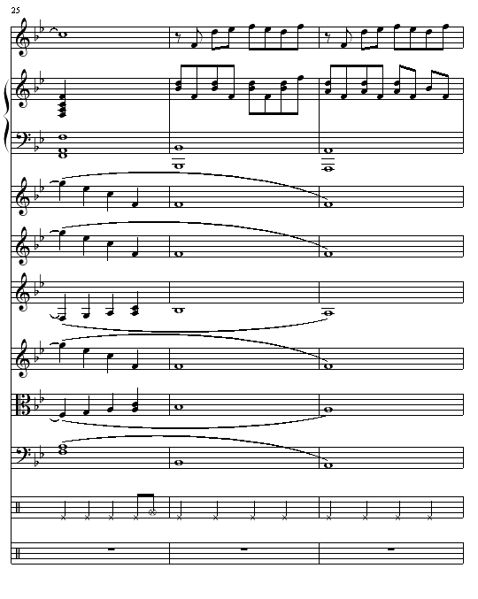 安静The One演唱会版（总谱）钢琴曲谱（图9）