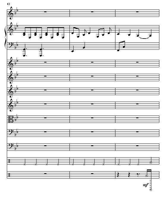 安静The One演唱会版（总谱）钢琴曲谱（图15）