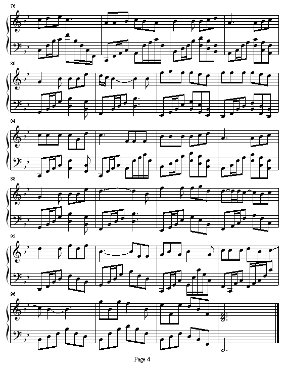 七友钢琴曲谱（图4）