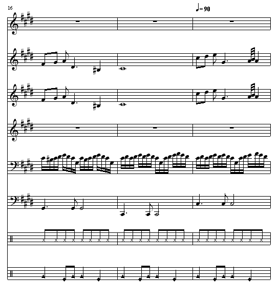 止战之殇-总谱版钢琴曲谱（图4）