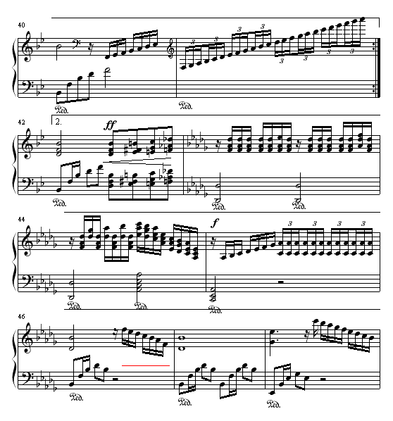 冬的迷茫钢琴曲谱（图4）
