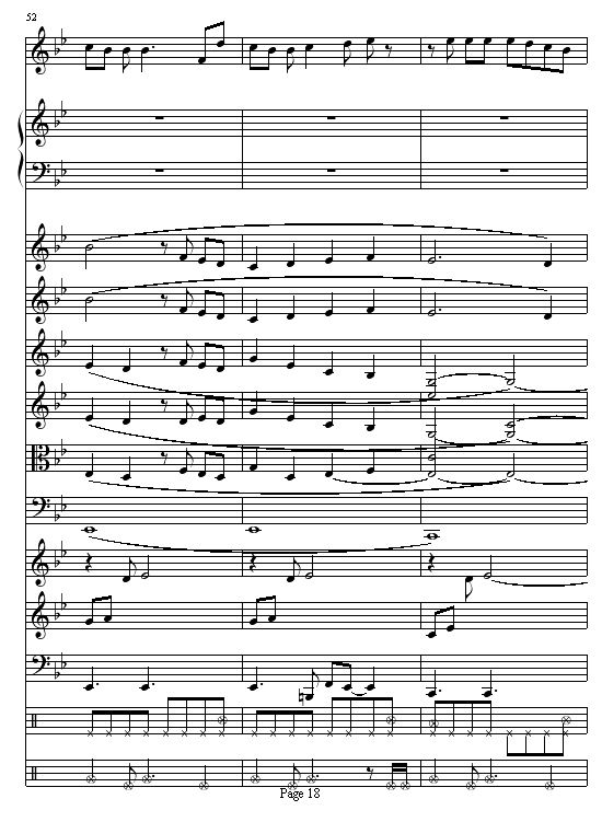 安静The One演唱会版（总谱）钢琴曲谱（图18）