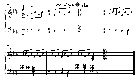 浪花一朵朵钢琴曲谱（图3）