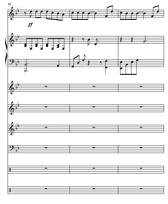 安静The One演唱会版（总谱）钢琴曲谱（图4）