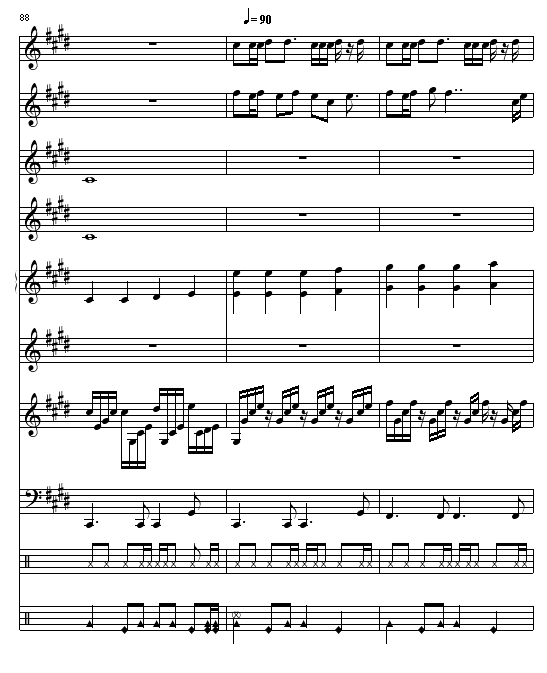 止战之殇-总谱版钢琴曲谱（图28）