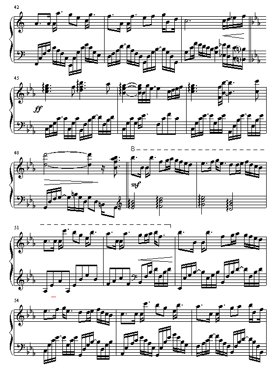 被风吹过的夏天钢琴曲谱（图4）