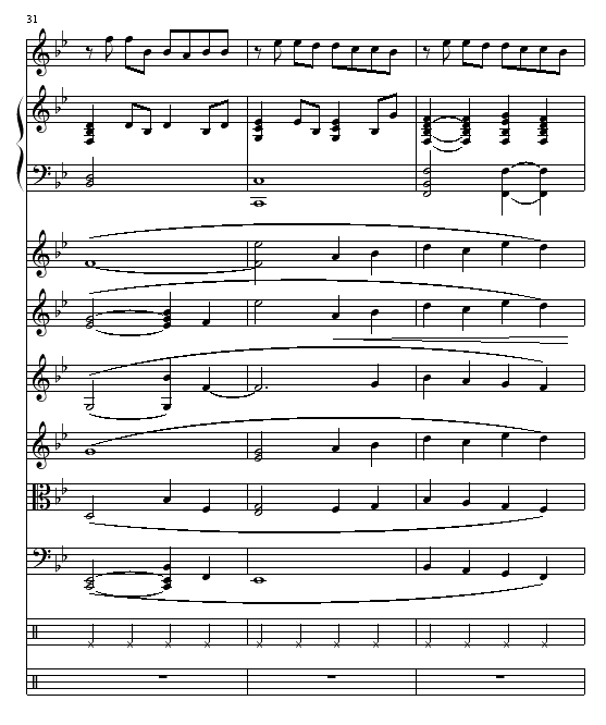 安静The One演唱会版（总谱）钢琴曲谱（图11）