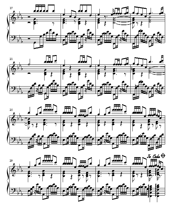 浪花一朵朵钢琴曲谱（图2）