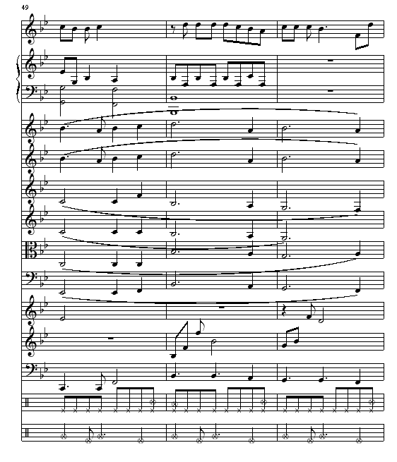 安静The One演唱会版（总谱）钢琴曲谱（图17）