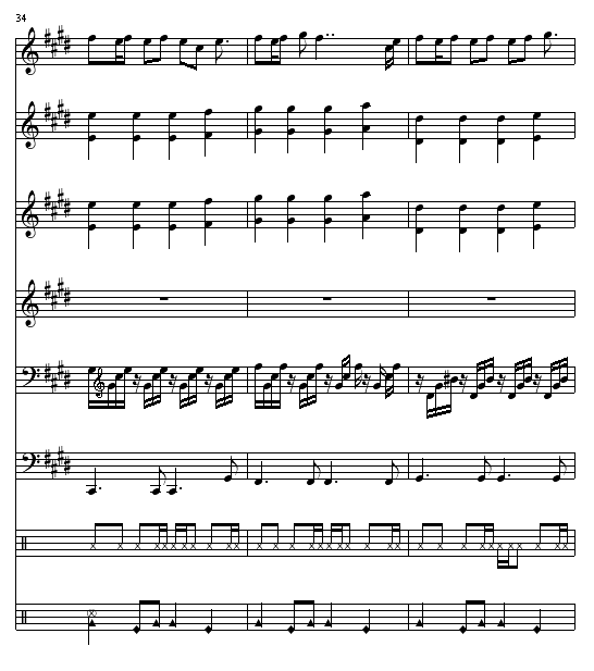 止战之殇-总谱版钢琴曲谱（图10）