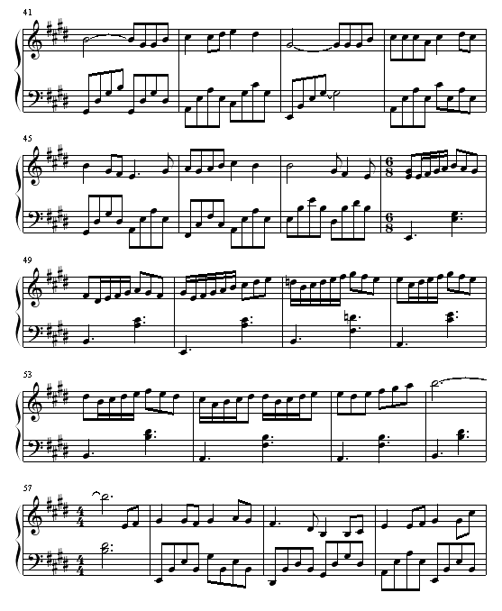 无赖钢琴曲谱（图3）