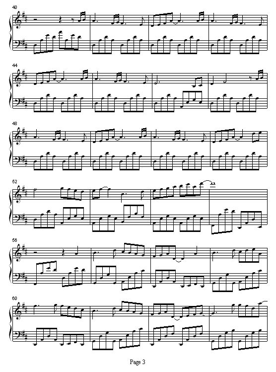 比特里克斯钢琴曲谱（图3）