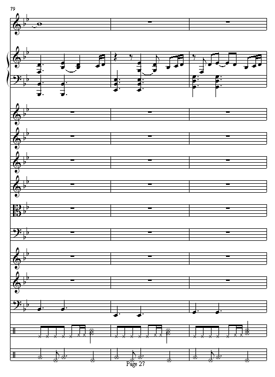 安静The One演唱会版（总谱）钢琴曲谱（图27）