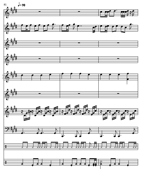 止战之殇-总谱版钢琴曲谱（图29）
