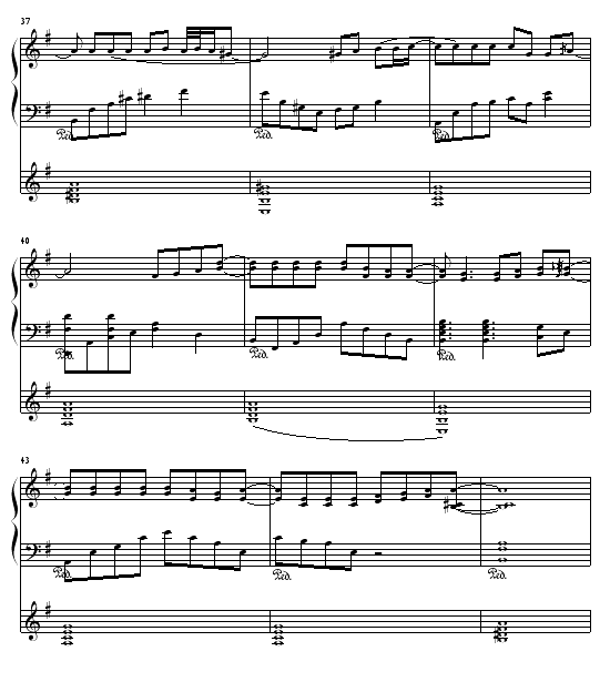 断缘钢琴曲谱（图5）