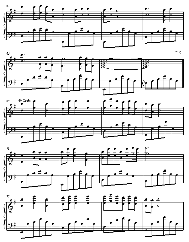 丁香花钢琴曲谱（图4）