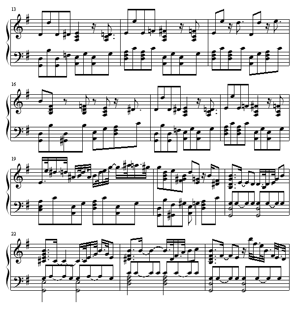 爵士乐队钢琴曲谱（图2）