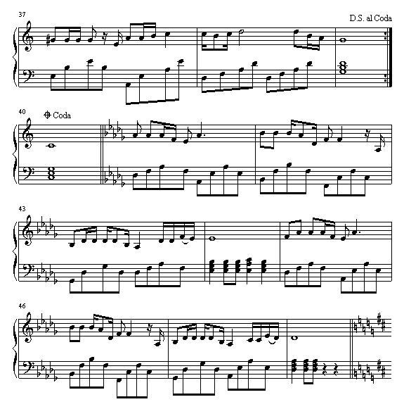 奉献钢琴曲谱（图4）