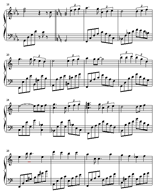 想唱就唱钢琴曲谱（图2）