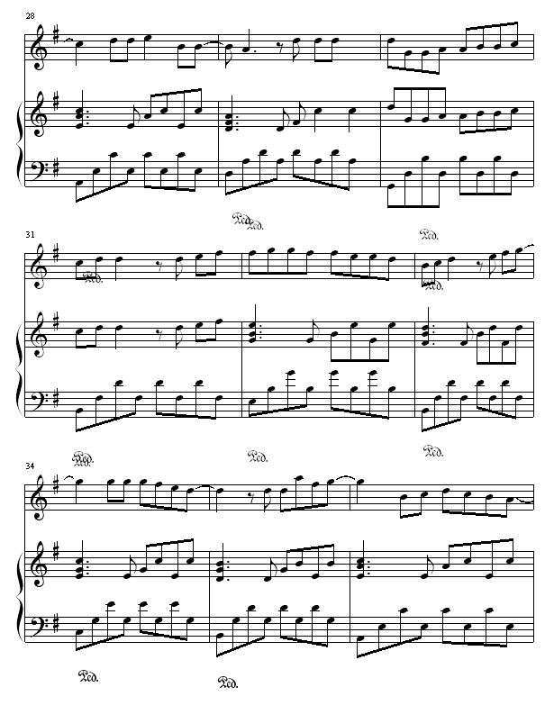 星晴钢琴曲谱（图4）