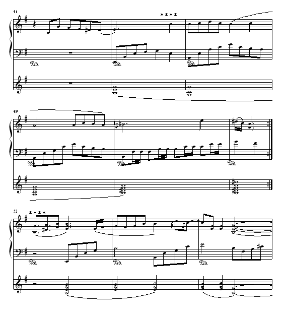断缘钢琴曲谱（图6）
