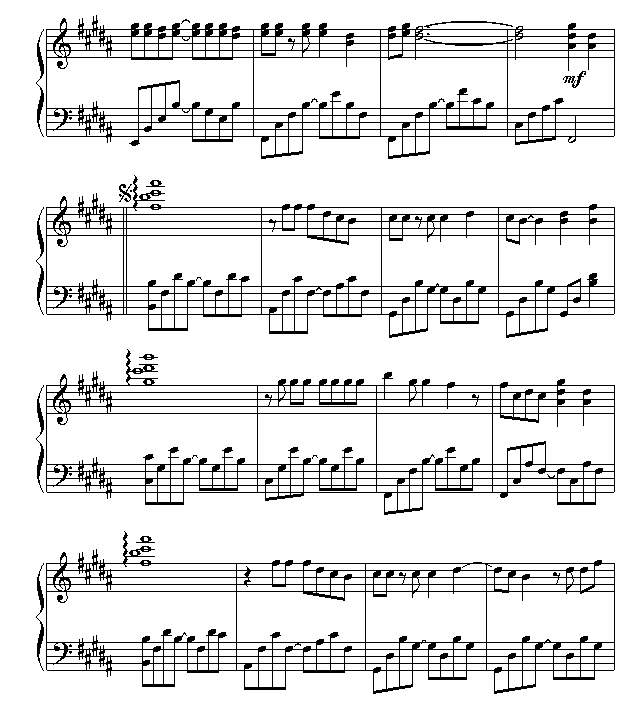 太委屈钢琴曲谱（图3）