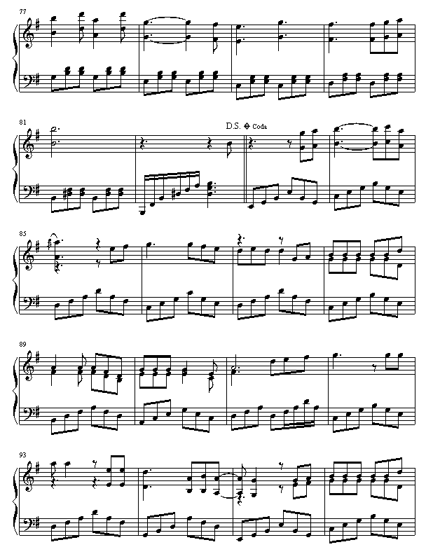 知心爱人钢琴曲谱（图5）