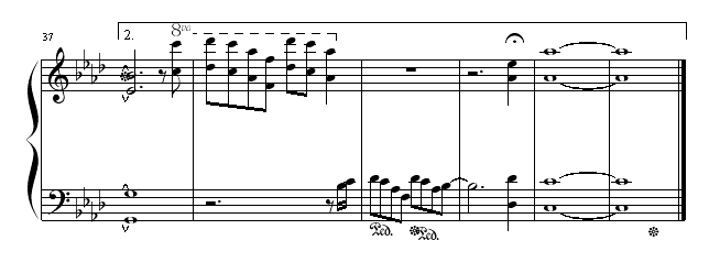 眼红红钢琴曲谱（图4）