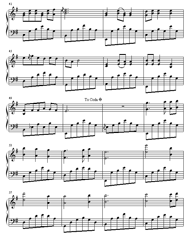 丁香花钢琴曲谱（图3）