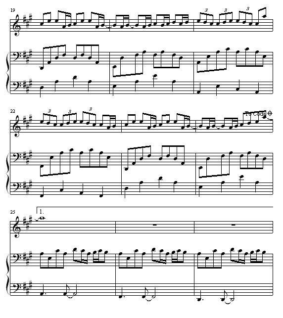 龙卷风钢琴曲谱（图3）